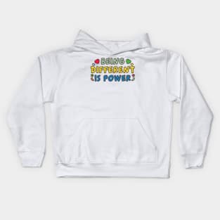 Being Different Is Power Kids Hoodie